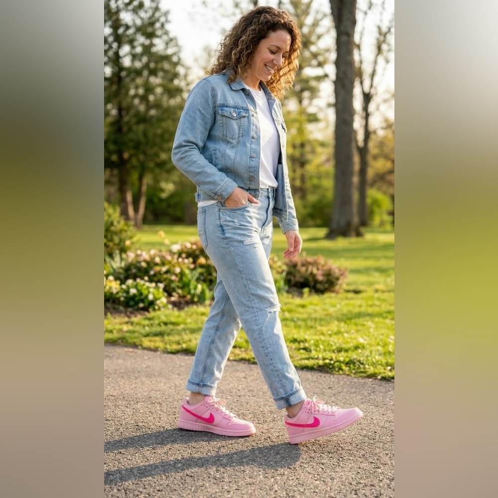 Nike women ' Pink Low-Top Sneakers